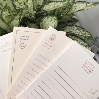 Giấy note ghi chú hoa, mặt cười, cún trơn và ngang Hàn Quốc dễ thương