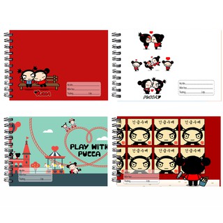 Vở vẽ pucca lò xo A4 VV4I29 20 tờ thần tượng twice wanna one exo kpop hoạt hình cute dễ thương