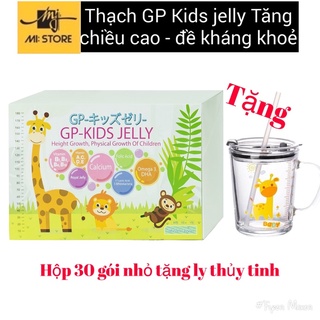 (chính hãng, hộp 30 gói) THẠCH TĂNG CHIỀU CAO CHO TRẺ GP KIDS JELLY Nhật Bản