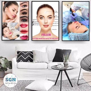 Tranh spa 3 ảnh kích thước 40x60