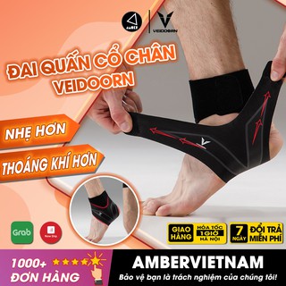 Đai Bảo Vệ Cổ Chân Veidoorn Có Đai Trợ Lực Tập Gym, Đai Bó Cổ Chân Bảo Vệ Mắt Cá (1 Đôi) - AMBERVIETNAM