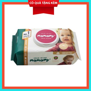 Khăn Ướt Mamamy (hộp 100 tờ)