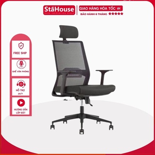 Ghế Văn Phòng Ngả Lưng Thư Giãn, Ghế Làm Việc Có Tựa Đầu Stahouse- GX528