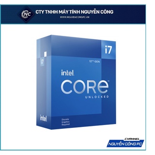 CPU Intel Core i7-12700K (3.8GHz turbo 5.0Ghz | 12 nhân 20 luồng | 25MB Cache | 125W)