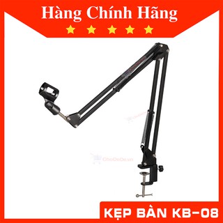 Giá đỡ micro kẹp bàn KB-08 có thể điều chỉnh vị trí linh hoạt theo ý muốn