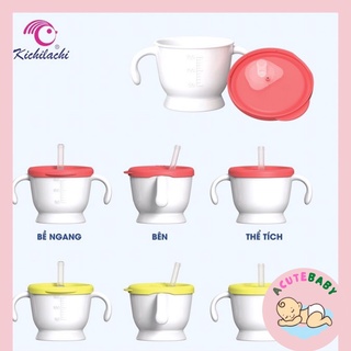 Cốc tập uống, tập hút 3 giai đoạn Kichilachi chính hãng AcuteBaby