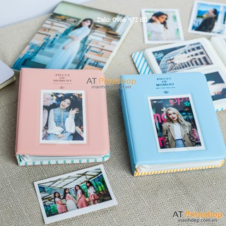 Album ảnh 6x9 - 65 ảnh, Album ảnh Polaroid bìa da trơn nhiều màu