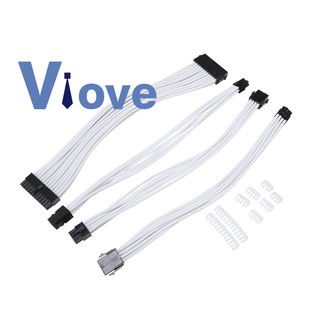 1 Dây Cáp Mở Rộng Atx 24pin / Eps 4 + 4pin / Pci-E 8pin / Pci-E 6pin
