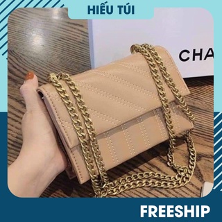 Túi đeo chéo nữ đi chơi mini đẹp 3 ngăn thời trang da thêu giá rẻ HT17
