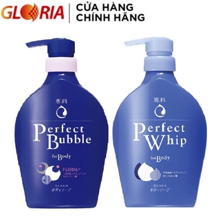[Mã COSGLORIAT4 -8% đơn 250K] Sữa Tắm Dưỡng Ẩm Hương Hoa Tươi Mát Senka Perfect Bubble for Body Floral Plus 500ml
