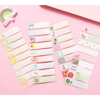 Giấy note ghi chú, bookmark động vật xinh xắn nhiều màu