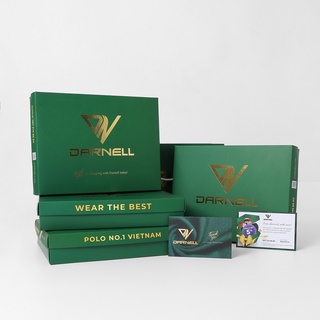 Hộp gói quà kèm túi giấy và thiệp thiết kế Darnell