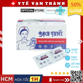 ✅ Gạc Tẩm Cồn- Bông Bạch Tuyết, (Cồn Miếng, Alcohol Pads) Hoặc Hiệu Thương Đương -VT0808