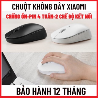 Chuột Máy Tính Không Dây Xiaomi MI DUAL-Chuột Không Dây 2 Chế Độ Kết Nối Usb/Bluetooth-Bảo Hành 12 Tháng