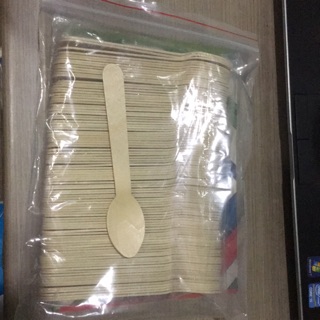 Muỗng gỗ 14cm ( 100 muỗng/1 túi)