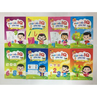 Combo Bộ Phát Triển IQ Cho Bé 4-5 Tuổi - 8q