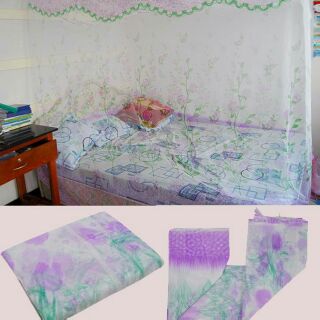 Mùng voan in bông cao cấp loại 1 đầy đủ size từ 1m đến 1m8