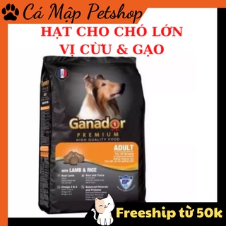 Hạt cho chó Ganador vị Cừu và gạo, Hạt cho chó lớn Ganador túi 3kg