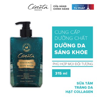 Sữa Tắm Trắng Da Hạt Collagen Cenota Whitening Body Wash 315ml