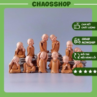 Bộ tượng tiểu vàng yêu đời mini ⚡ Mẫu Mới ⚡ Đồ trang trí đẹp CHAOSSHOP