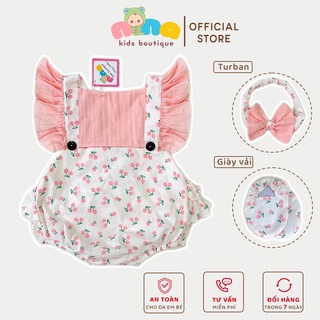 Body sơ sinh cho bé gái - Thiết kế cherry cho bé dễ thương