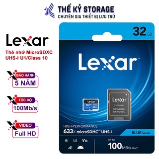 Thẻ nhớ Lexar High-Performance 633x microSDHC™ UHS-I Cards 32GB - Hàng chính hãng