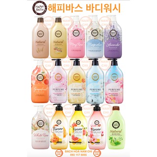 Sữa Tắm Cao Cấp Happy Bath Shower Nội Địa Hàn Quốc 900g - Made In Korea