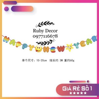DÂY CHỮ HAPPY NEW YEAR - trang trí TẾT