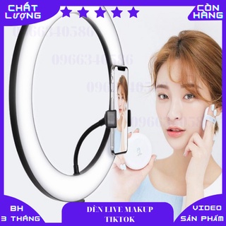 Đèn Livetream Bán Hàng, Makup Size 32cm Chân 2m1 + kẹp
