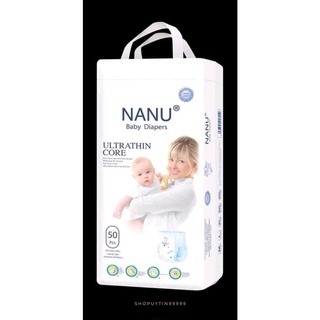 Tã Quần Cao Cấp BABY NANU M100 L100 XL100 XXL100 XXXL100 Siêu Thấm Hút, Mềm Mại Cho Làn Da Bé.