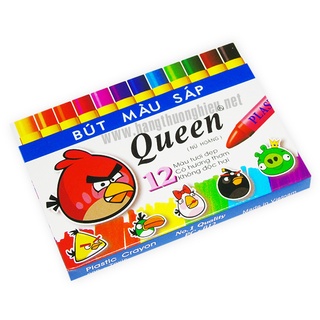 Sáp 12 màu và 18 màu Qeen cao cấp cho bé yêu
