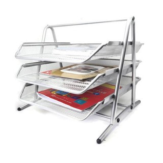Khay để tài liệu 3 tầng bằng thép cao cấp