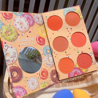 Bảng Má Hồng 6 ô Sweet Donuts Hasaya Girl