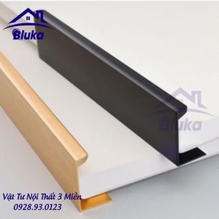 Tay Nắm Tủ Bếp 012  Tủ Áo Ngăn Kéo thay thế cửa tủ_Tay Nắm Tủ Đen/Vàng Cạnh Cánh Đẹp