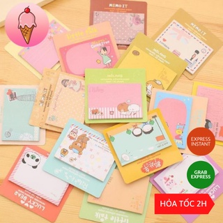 Giấy note sticky dễ thương kích thước 7,5x5cm S9K