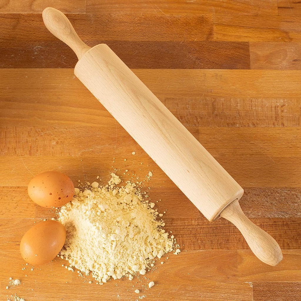 Thanh Cán Bột Bằng Gỗ Size 20cm