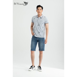 [NHẬP WABRTL5 GIẢM 10% TỐI ĐA 50K ĐH 250K ]Quần sooc jeans dáng regular IVY moda MS 23E2593