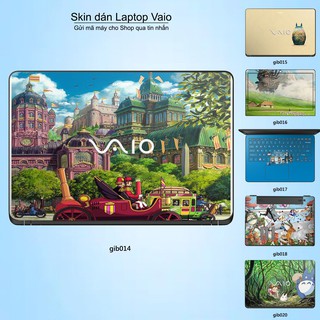Skin dán Laptop Sony Vaio in hình Ghibli image (inbox mã máy cho Shop)