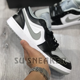 Giày thể thao sneaker nam nữ Air Jordan 1 Low Smoker Gray V1 Đen Xám [ SU SNEAKER ] ( Full Box )