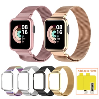 Ốp Bảo Vệ 2 Trong 1 Có Nam Châm Dành Cho Đồng Hồ Thông Minh Xiaomi Mi Watch Lite Redmi Watch 3 2 Lite Mi Watch Lite 3 2