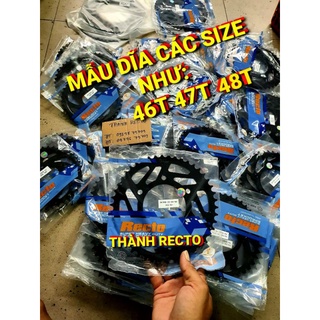 DĨA TFX 150/EXCITER 150/EXCITER 155 VVA/FZ 150i SIZE 36,37,38,39,40,41,42,43,44,45,46,47,48,49 RECTO