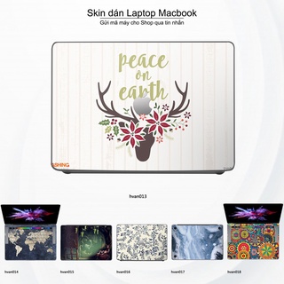 Skin dán Macbook mẫu Hoa văn (đã cắt sẵn, inbox mã máy cho shop)