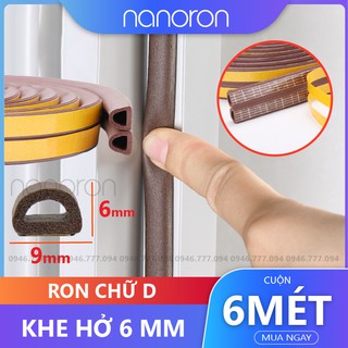 Ron chữ D E I dán khung cửa loại  Nẹp chắn khe hở NANORON cửa đi cửa ra vào chống va đập, chống ồn