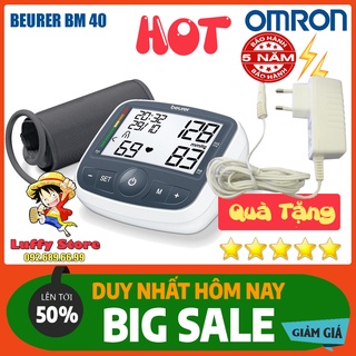 Máy Đo Huyết Áp Bắp Tay Cao Cấp Beurer BM 40 + Tặng Ngay Adapter Chính Hãng Trị Giá 500k