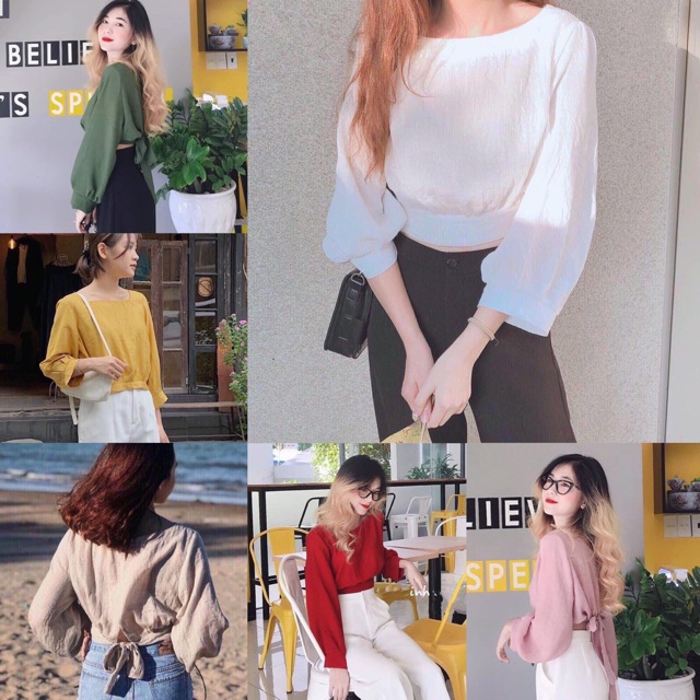 CROPTOP TRƠN NƠ LƯNG