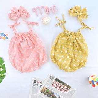 Set Body 2 Dây Cột Nơ Đũi Thông Hơi Bé Gái MINTSCLOSET Kèm Tuban Size Từ 0 - 24 Tháng - BS6038 - BS6062