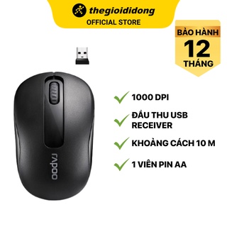 Chuột không dây Rapoo M10 Plus 1000 DPI - Hàng chính hãng - BH 24 tháng