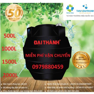 Bồn tự hoại Đại Thành, bảo hành 50 năm