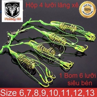 Lưỡi Câu Lăng Xê Xanh Lưỡi Câu Cá Siêu Bén Lưỡi Câu Chất Lượng Cao Lancer Câu Cá LC10 đồ câu FISHING_HD