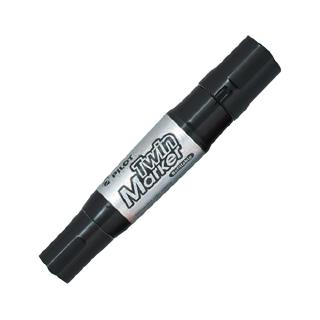 Bút Lông Dầu Pilot - Twin Marker Ngòi 4 - 7mm - Mực Đen - MFN-15FB